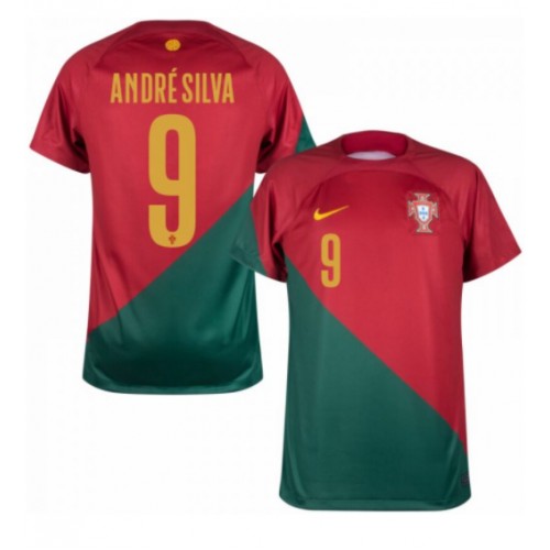 Maillot de foot le Portugal Andre Silva #9 Domicile Monde 2022 Manches Courte